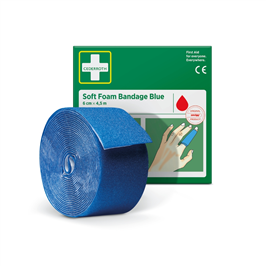 BANDAGE SOFT FOAM BLUE 6x450CM