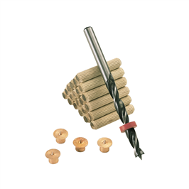 TRÄPLUGGSATS  8x35MM 22ST