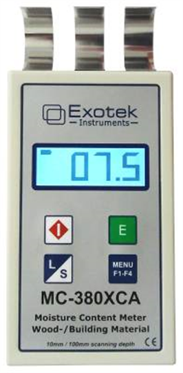 Fuktmätare för trä-, byggmaterial (oförstörande) Exotek MC-380XCA / MC-160SA