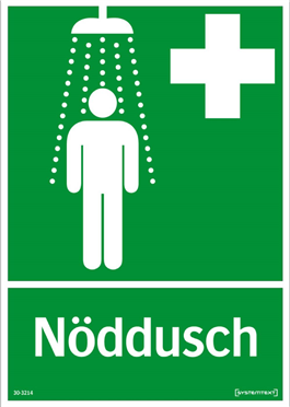 Nödskylt Nöddusch