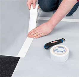 TRÖSKELTEJP VIT RIVB.50MM 33M