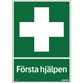 SKYLT FÖRSTA HJÄLPEN A4