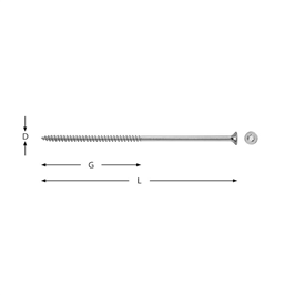 REGELSSKRUV 3,5x100 FZB 100ST