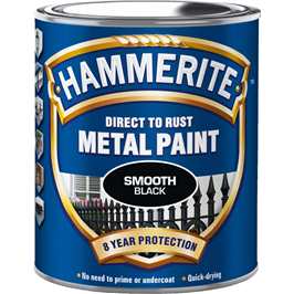 HAMMERITE SMOOTH SVART 0.75L