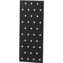 SPIKPLÅT  80x200x2.0 SVART