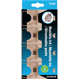 MUSFÄLLA TRÄ KLASSISK 4P