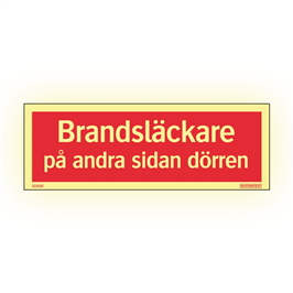SKYLT BRANDSLÄCK. ANDRA SIDAN