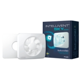 Badrumsfläkt Intellivent Sky Design