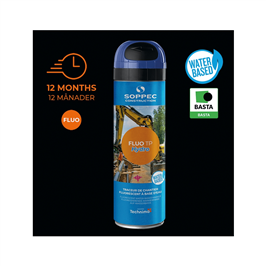 MÄRKFÄRG  BLÅ VATTENBAS 500ML